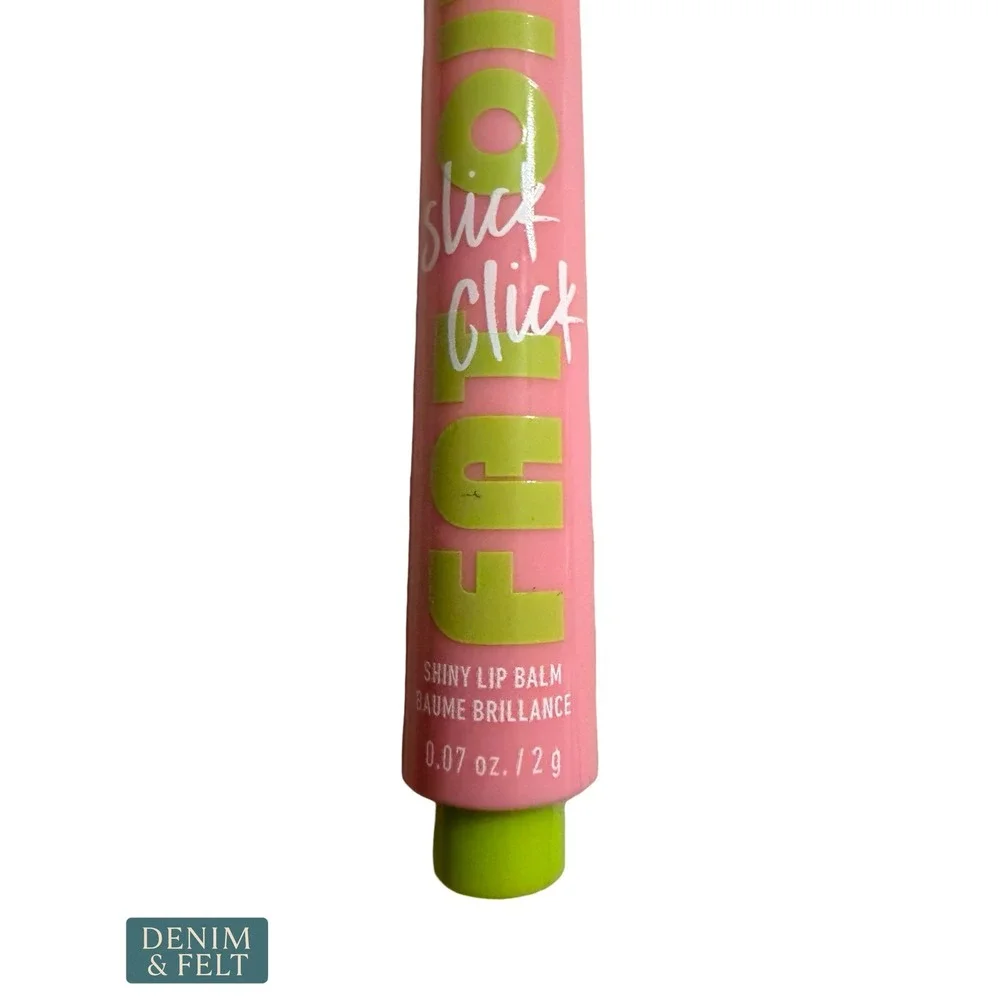 NEW NYX Fat Oil Slick Click Shiny Lip Balm Clout 02 Soft Baby Pink Vegan 2g